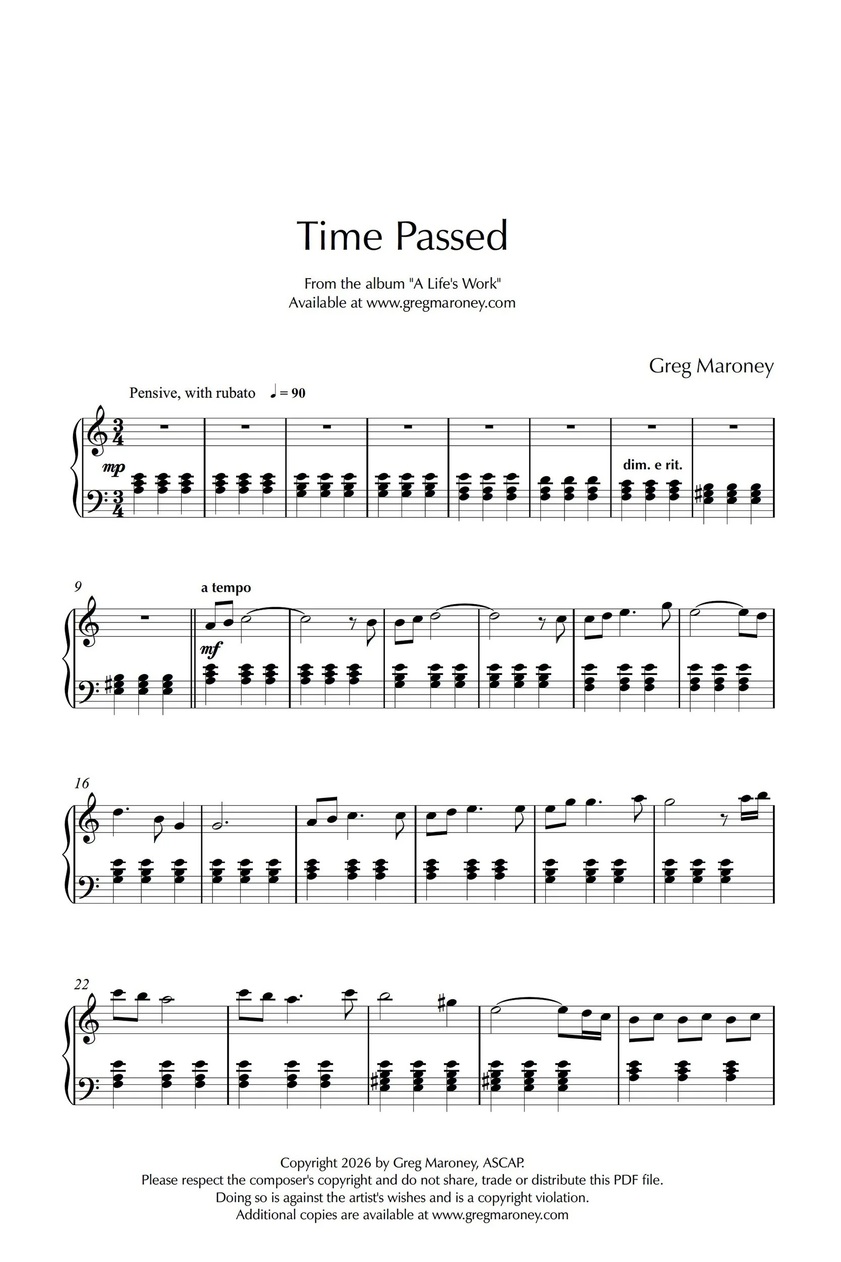 Rainbow's End — Greg Maroney